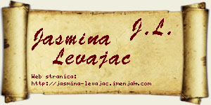 Jasmina Levajac vizit kartica